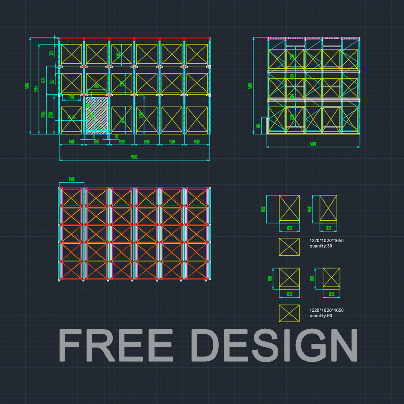 Industrial High-Density Through-Type Storage Racking, Economical with Quality Assurance, Steel Bolted Design Drive-In System