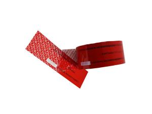 Buy cheap Carton Packing Security Seal Tape Prevent Stealing And Exchange Goods product