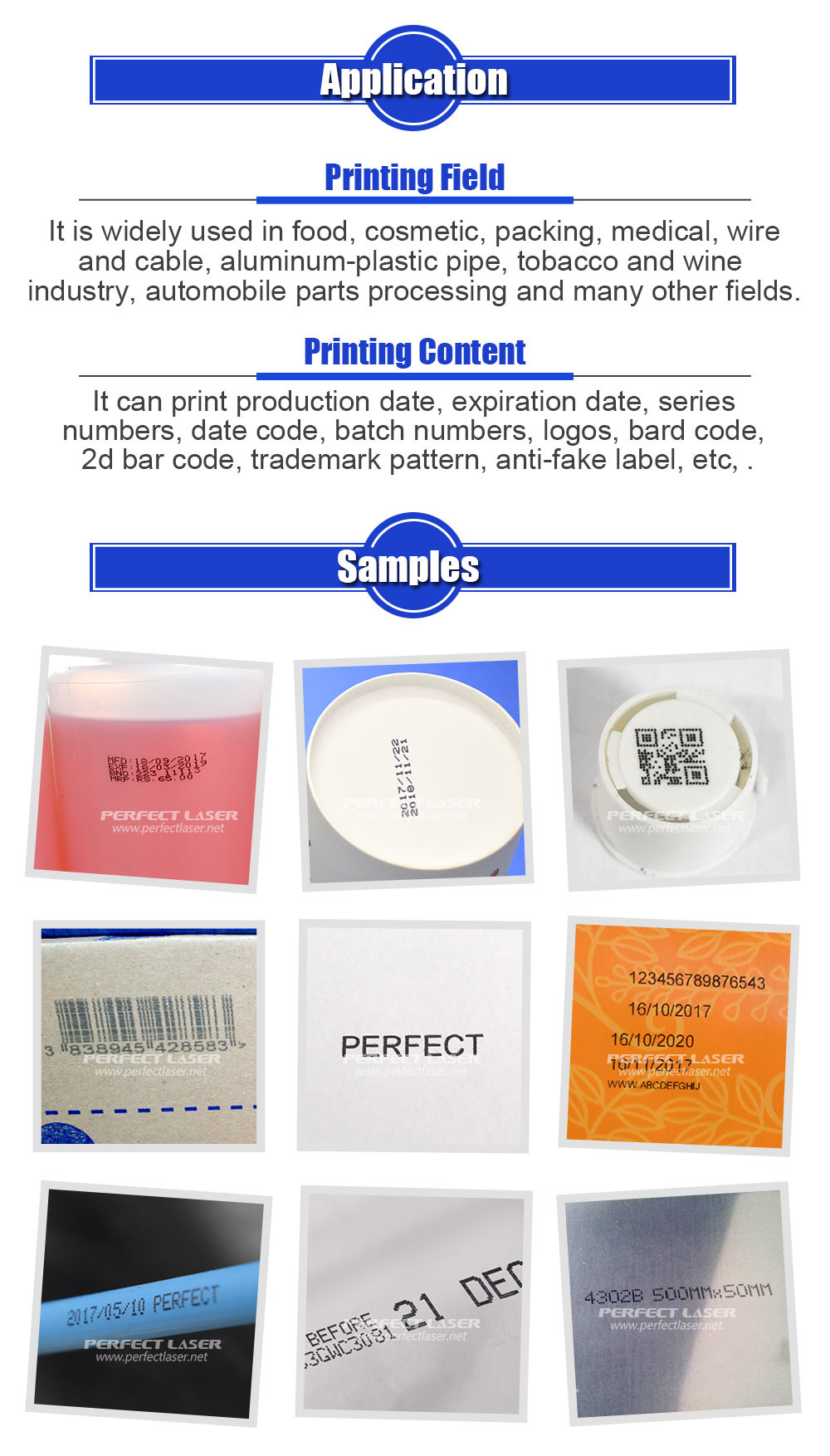 Multi - Functional Industrial Inkjet Coding Printer , Barcode Printing Machine 120m/ Min