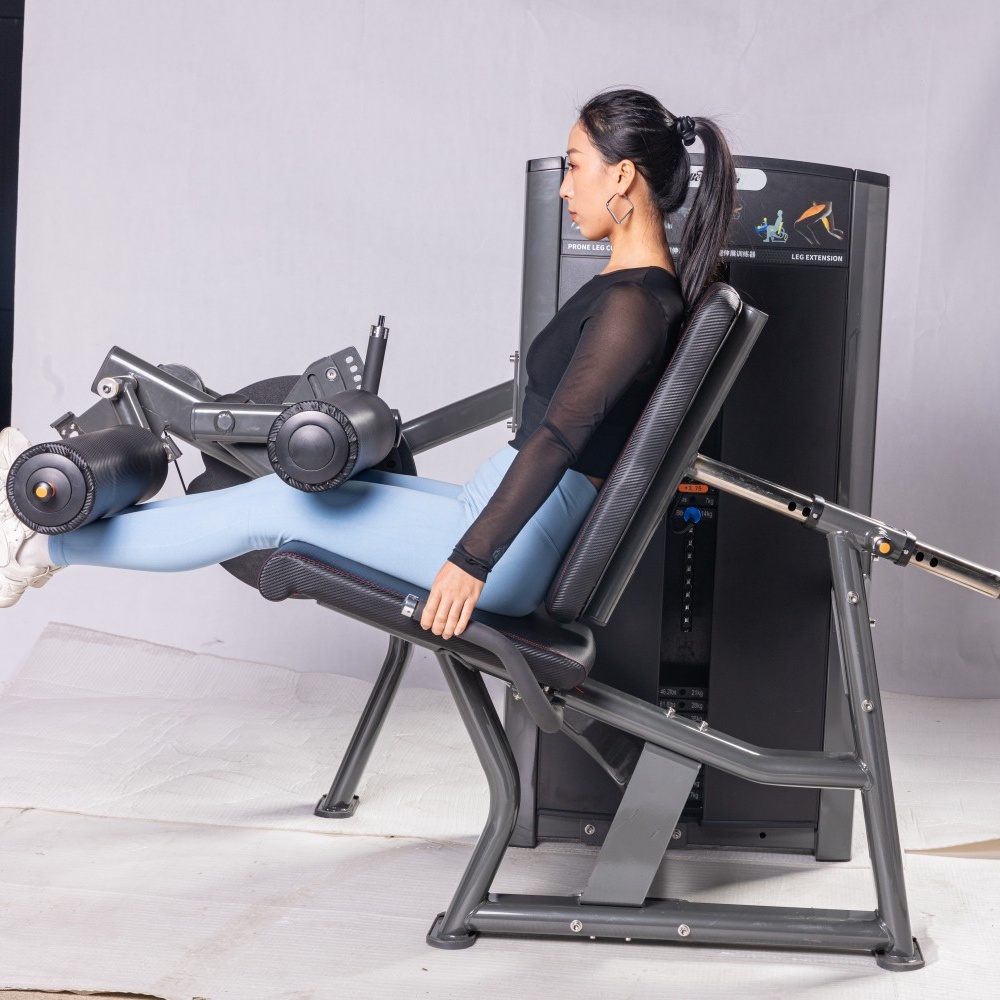 Seated Pin-Loaded Leg Extension and Leg Curl Machine High-Performance Product for Fitness Training