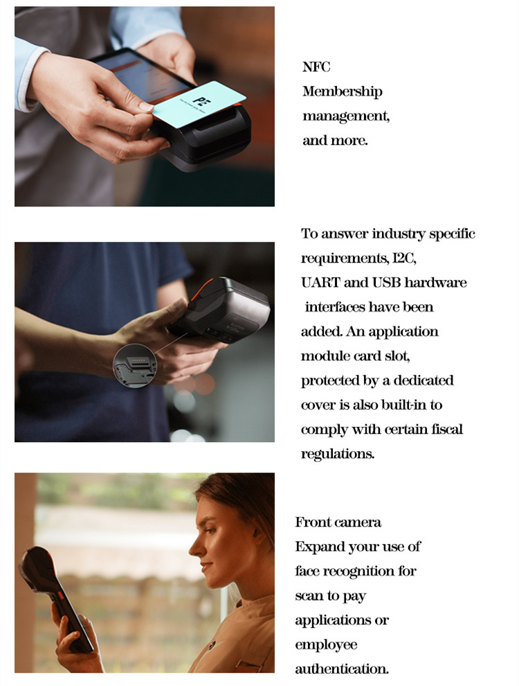 SUNMI V2s 5.0MP Camera Android 11 Mobile POS Terminal For Warehouse Management
