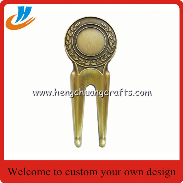Golf products accessory custom,high quality custom golf fork ball