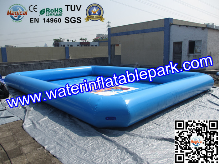 Amusing Rectangular Large Inflatable Swimming Pool for Adults