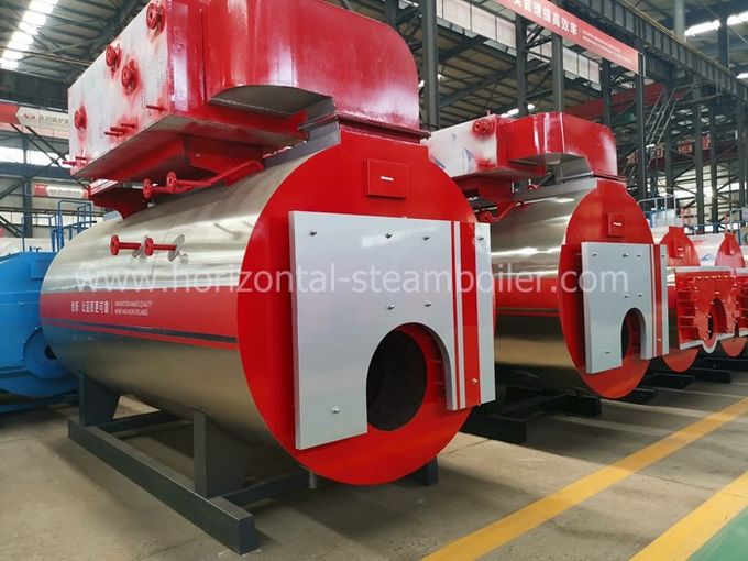 Industry Oil Gas Fired Hot Water Boiler Heating System High Efficiency