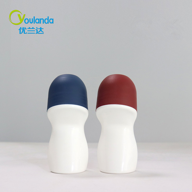 Cosmetics Empty 50ml Frosted Roll On Bottle PP PE Roll On Bottles Empty