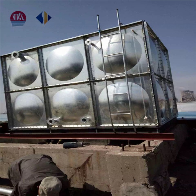 Cycle Ventilation FRP Stainless Steel Water Tank With And Capacity Options
