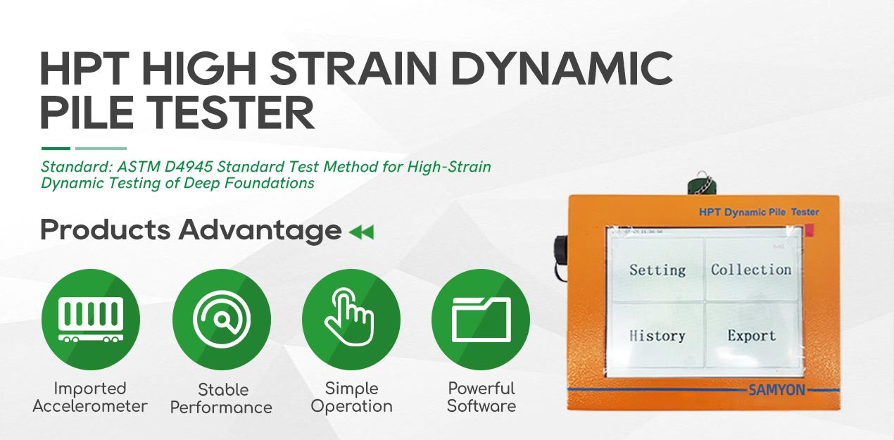 Loading Capacity Iso Pile Testing Machine High Strain Astm D4945 Standard