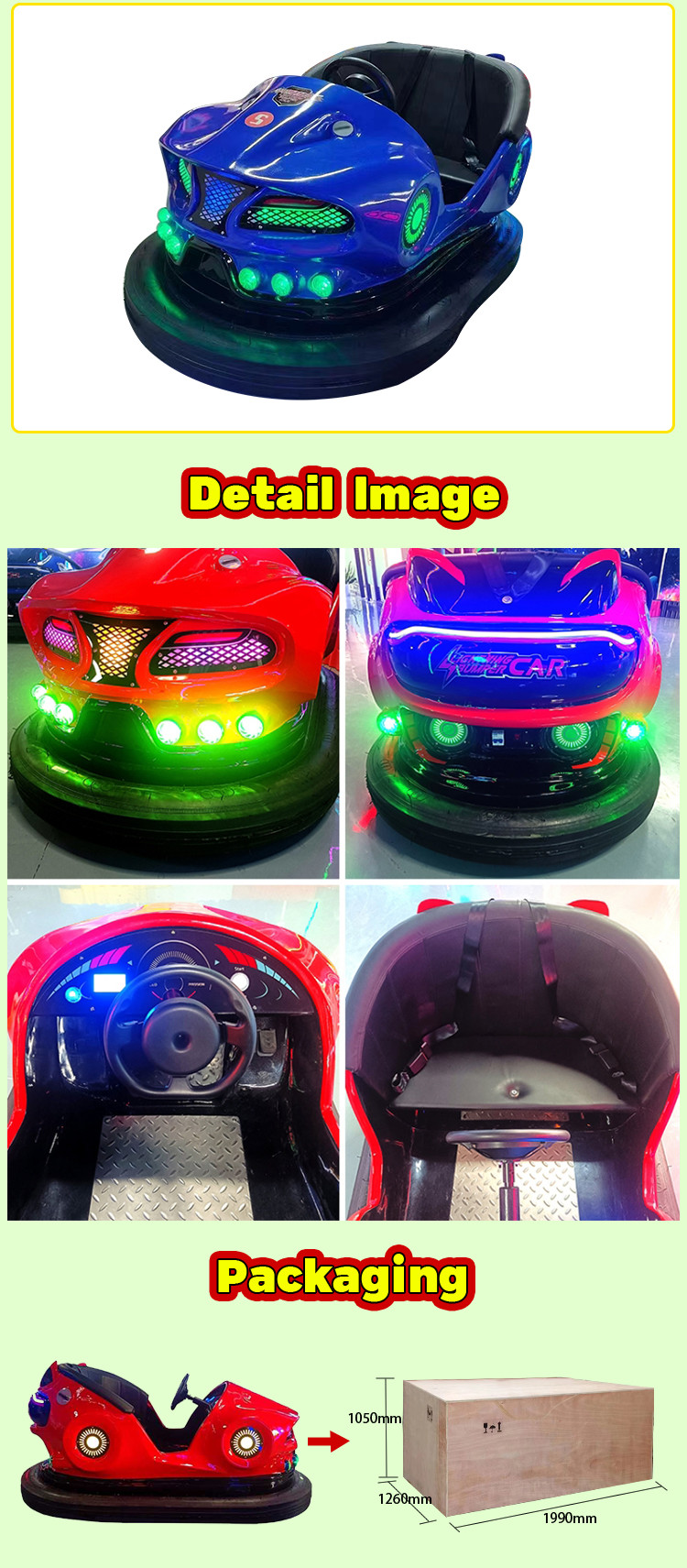 Cool Design 24V/55Ah Electric Bumper Car Adult Indoor Bumper Cars For Kid