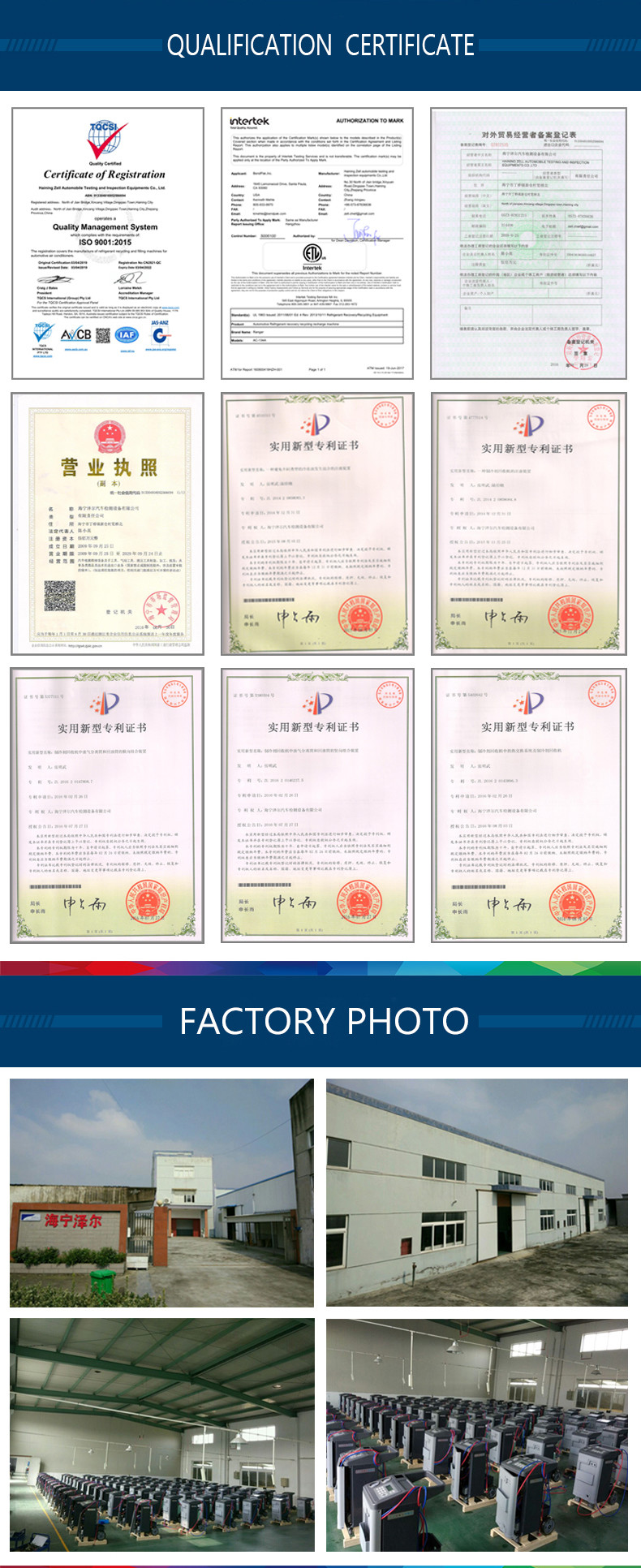 Air Condition Refrigerant 134a Freon Recovery Machine 120L/Min for Truck