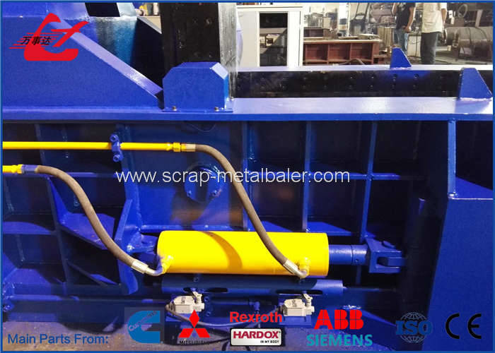 Powerful Force Push Out Hydraulic Scrap Tyre Wire Steel Baler Machine Full Automatic Control