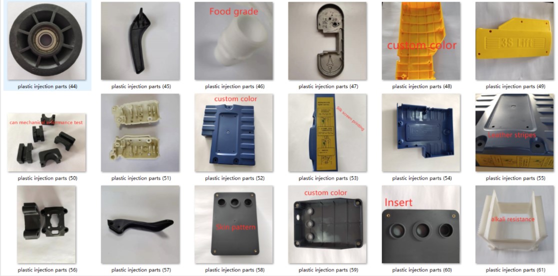Plastic Injection Molding Parts Made of ABS PP Silicone Mould for Eco-friendly Plastic Modling Type Mould