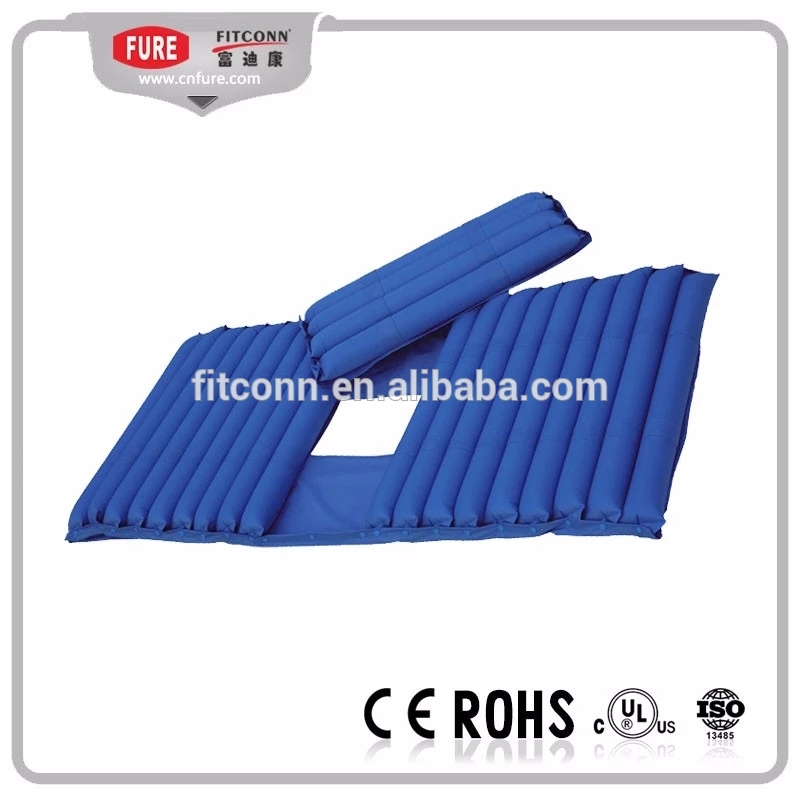 custom made alternating pressure air mattress with pump and toilet hole
