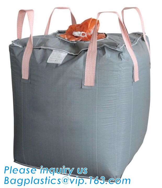 bulk bag for cement ton bag 100% pp woven big jumbo bag reinforce FIBC,Factory directly sell pp woven big bags of Bottom