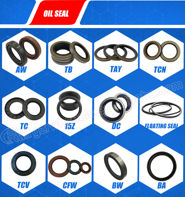 Mechanical Hydraulic Skeleton TCV Oil Seal High Pressure Rubber Material