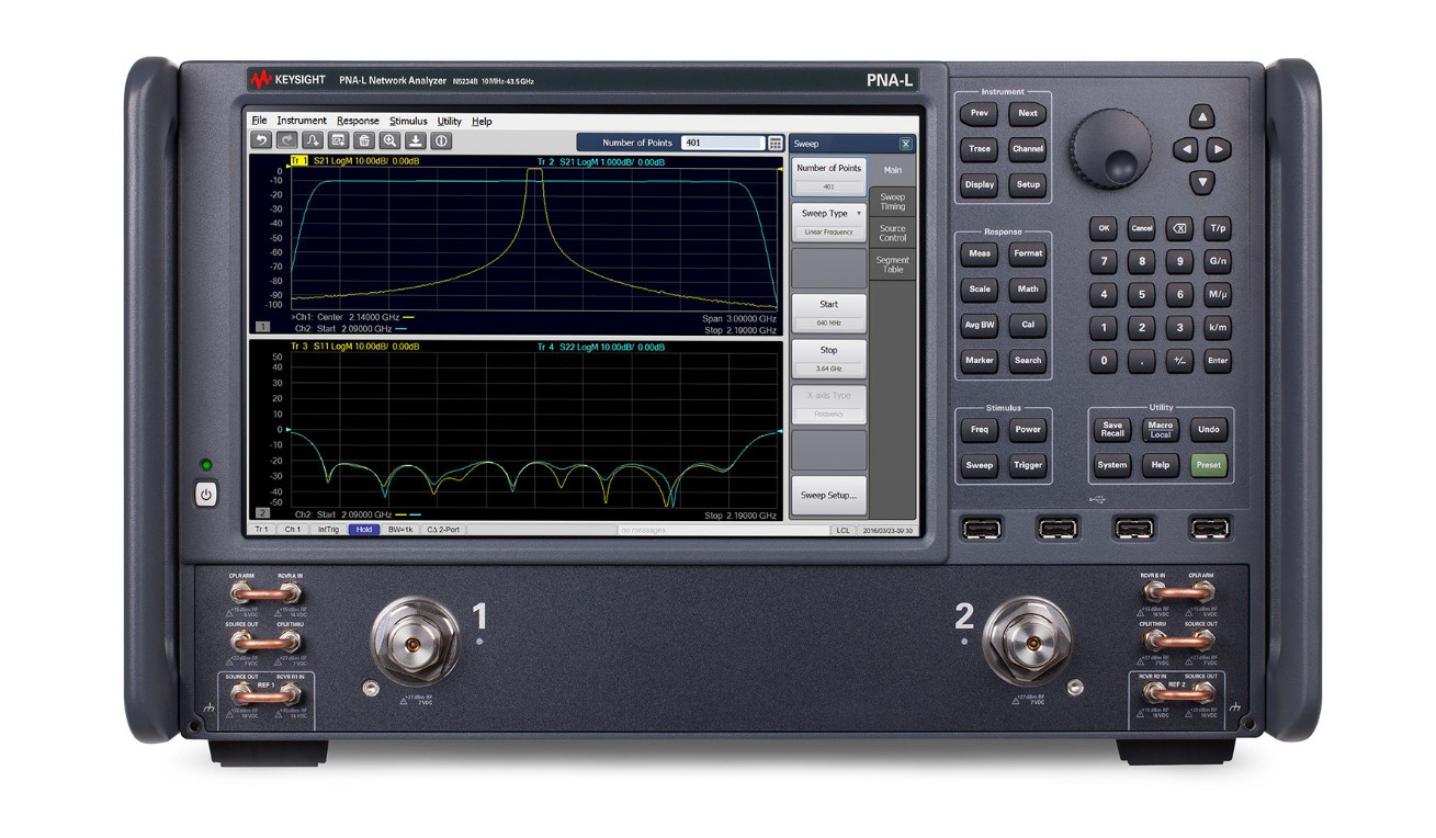 Keysight N5234B PNA-L Microwave Network Analyzer, 10 MHz to 43.5 GHz