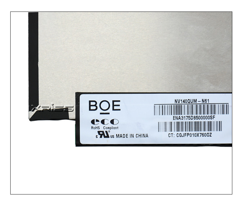 NV140QUM-N61 14 Inch Laptop Screen IPS 4K LCD 3840*2160 Slim EDP 40 Pins