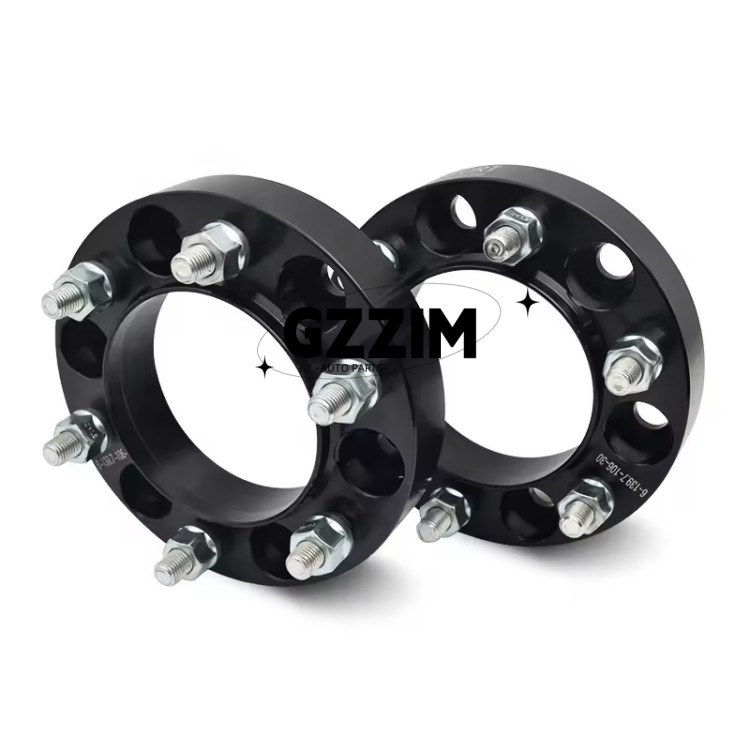 Aluminum Car Wheel Spacer With Centric Hub 50MM 2 Inch Think 6X139.7 6x6 Bolt Pattern