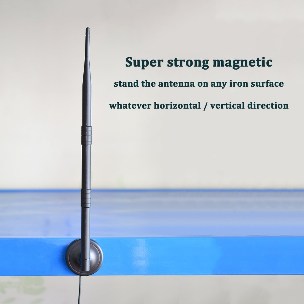 2400-2500MHz/5150-5850MHz High Gain 9dBi Indoor Wifi Antenna for 4g Signal Strength