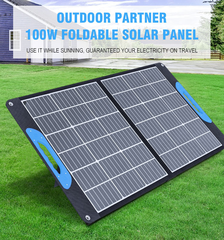 Waterproof Solar System Panels 200W Solar Camping Panel Portable Flexible