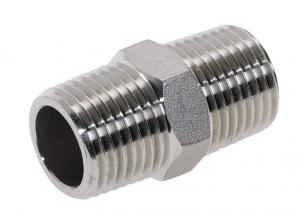 Buy cheap 3/4 Male To 3/4Male Swagelok Hex Nipple , Stainless Steel Npt Hex Nipple product