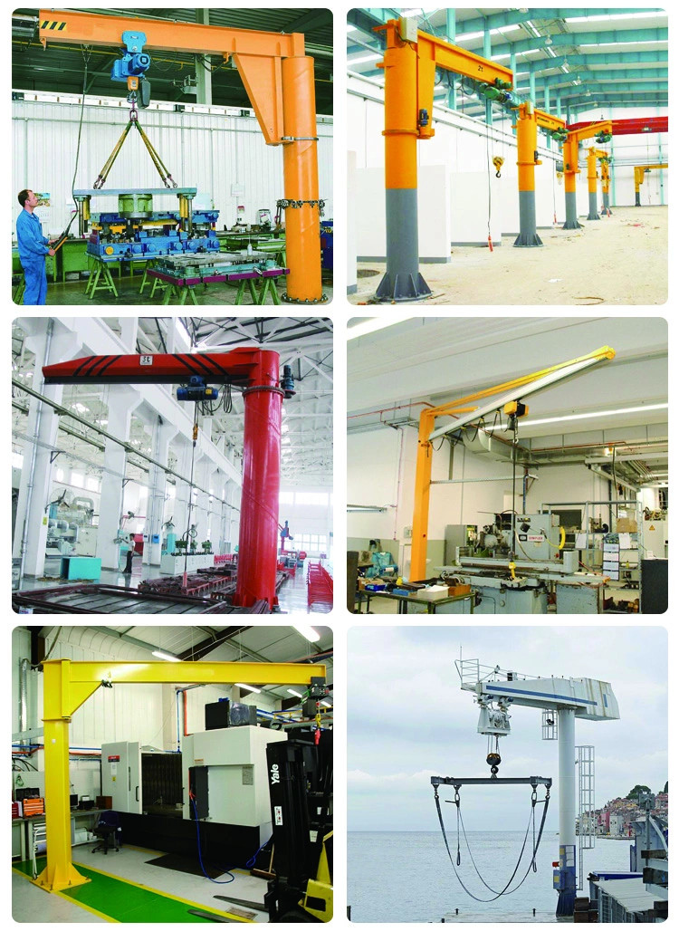 2 Ton 360 Degree Column Mounted Jib Crane Compact Design