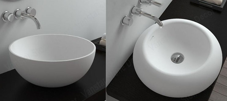 AB8001 Ceramic Bathroom Sink Oval Shaped Wash Basin 590*390*215mm
