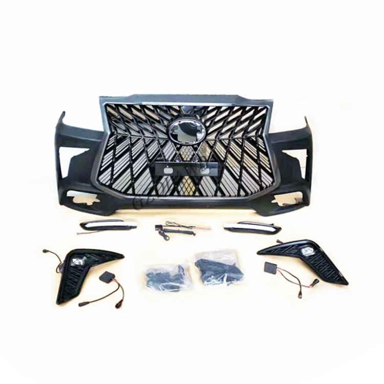 PP Plastic Facelift Body Kit To Lexus Lx570 For Toyota Hilux Revo Rocco Accessories