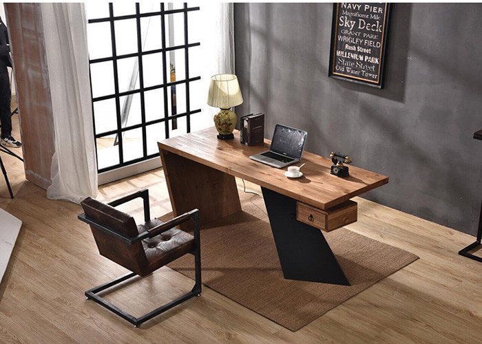 Classic Manager Office Furniture / Wood Office Desk For Senior Executives Office