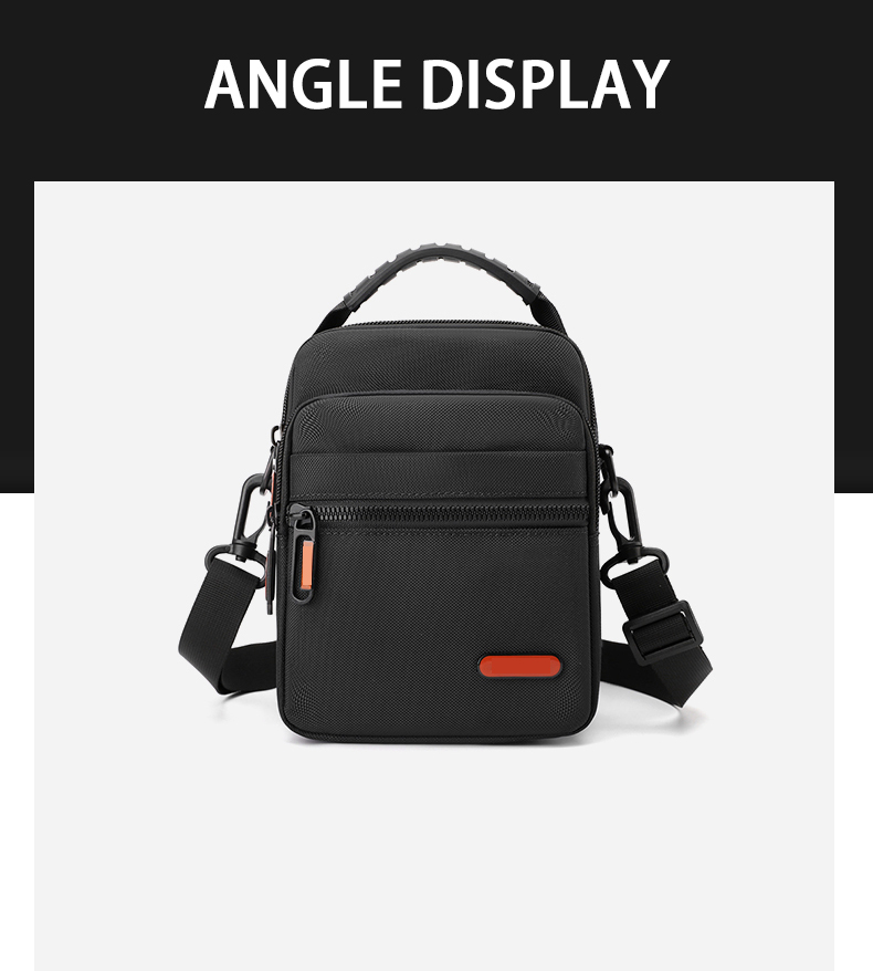 Multi Layer Men Designer Messenger Bags Crossbody Side Bag With Zipper Pocket