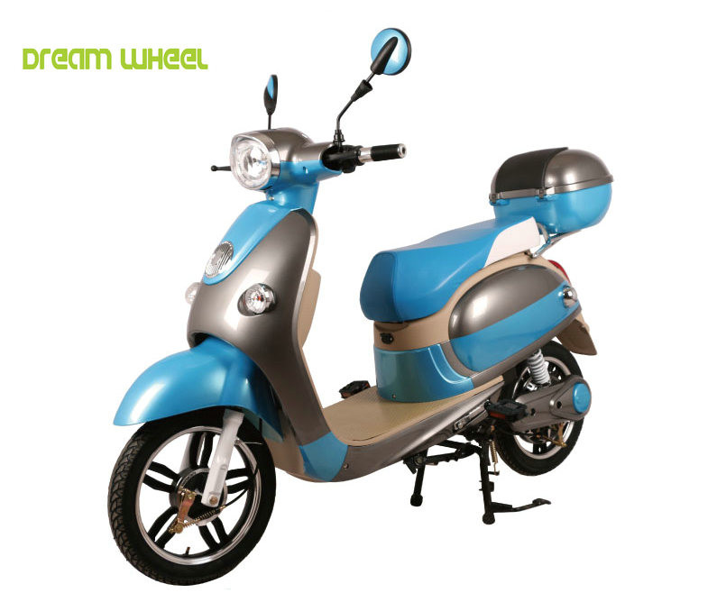 35km/H Pedal Assisted Electric Scooter , 48V 500W Vespa Type Electric Scooter