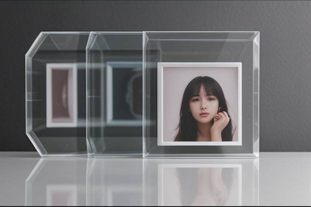 OEM Customised Acrylic Photo Frame , Acrylic Box Picture Frames Scratch Resistant