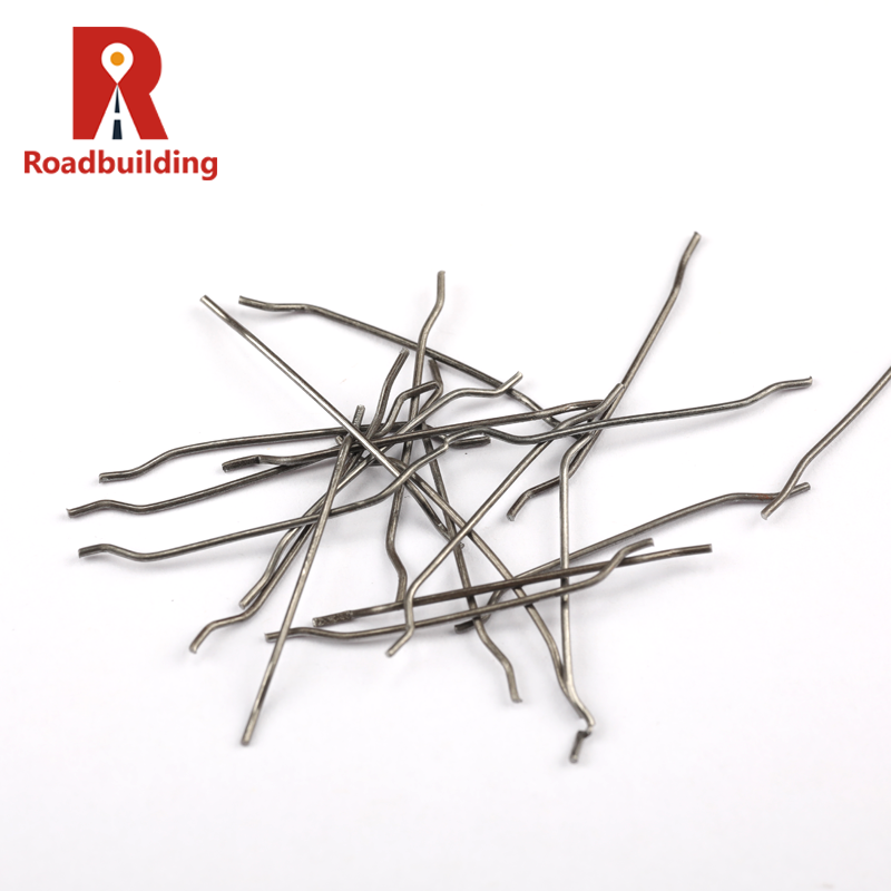 Stainless Precast Concrete Helix Steel Fiber with End Hook Type in Silvery Colour