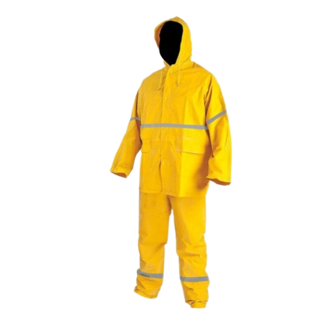Rose Waterproof Poncho With Hood Reflective Oxford Women'S Work Raincoat