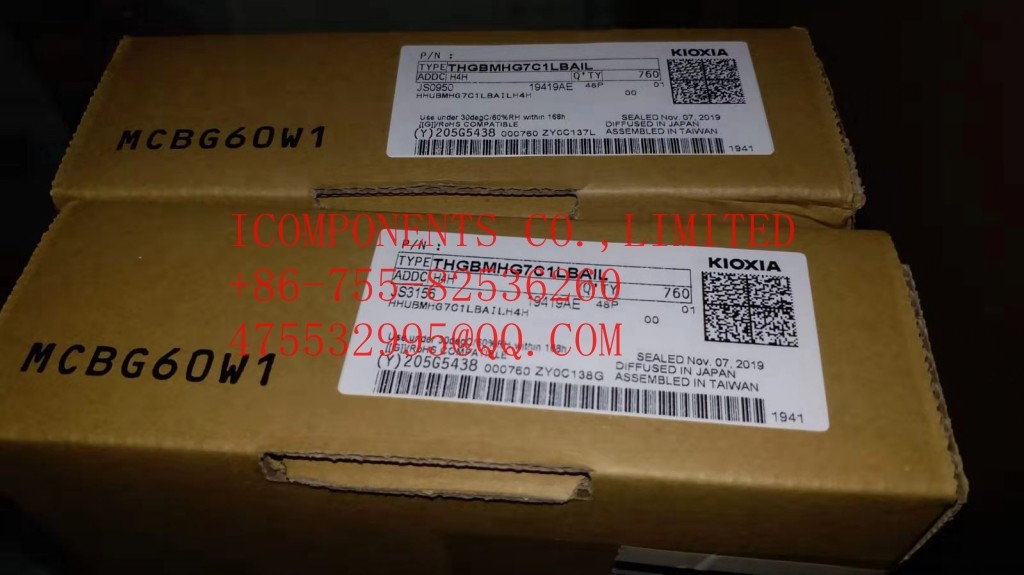 THGBMJG7C1LBAIL KIOXIA EMMC 16GB NAND 15NM EMBEDDED MULTIMEDIA CHIP (EEPROM) (Alt: THGBMJG7C1LBAIL)