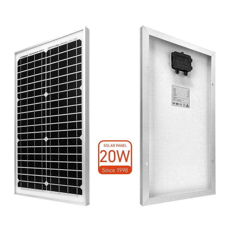 20W PERC Monocrystalline Solar Panel 435x350x25x20MM With Cell