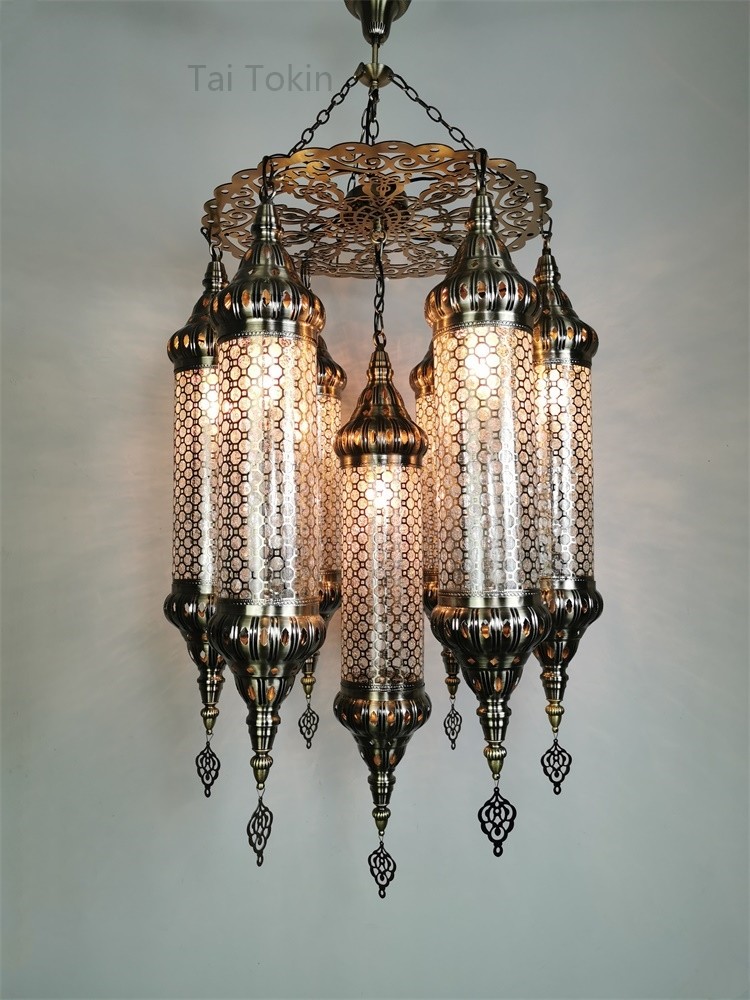 Retro Vintage Rustic Muslim Middle East Mosque Chandelier(WH-DC-30)