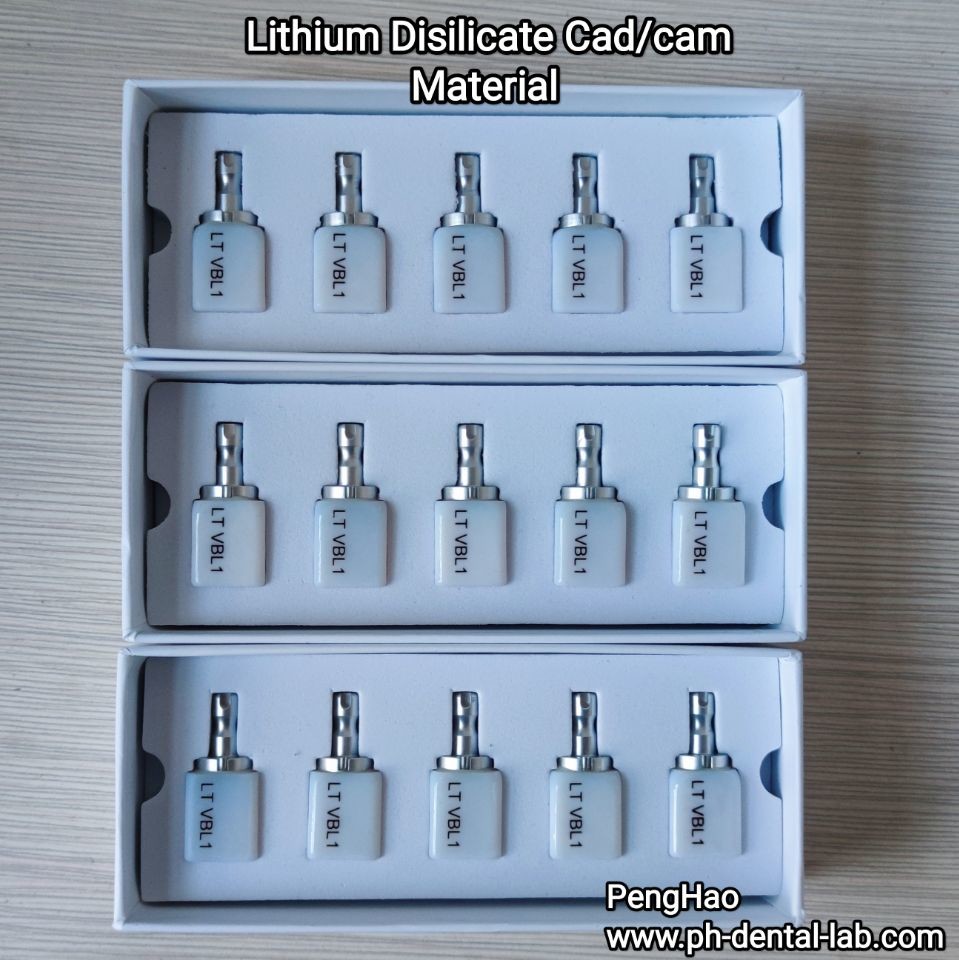 Dental Lithium Disilicate CAD/CAM Material (HT and LT)