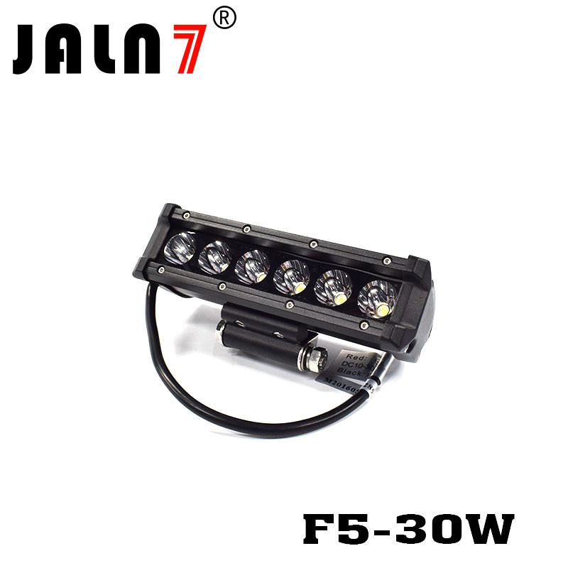 LED Light Bar JALN7 30W Spot Flood Beam LED Driving Lamp Super Bright Off Road Lights LED Work Light Boat Jeep