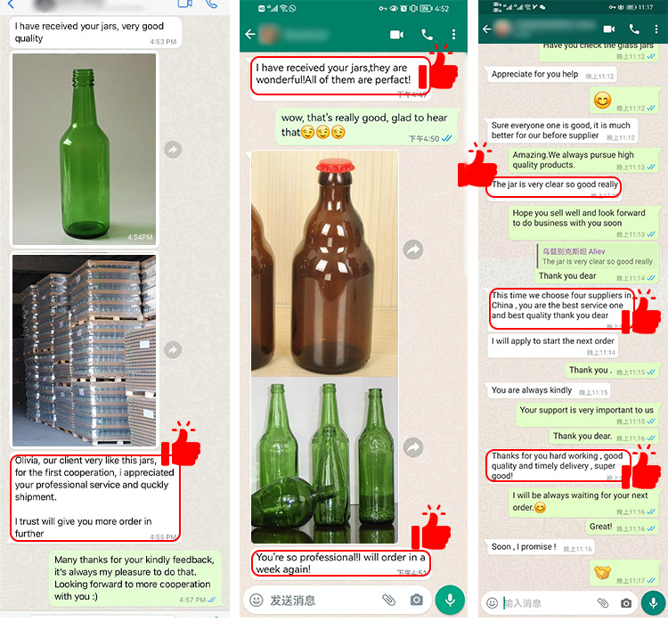 Wholesale 250ml 330ml Amber Glass Bottles for Beer