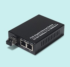 SFP To RJ45 Fiber Optic Media Converter Single Mode Simplex Duplex 10M 100M