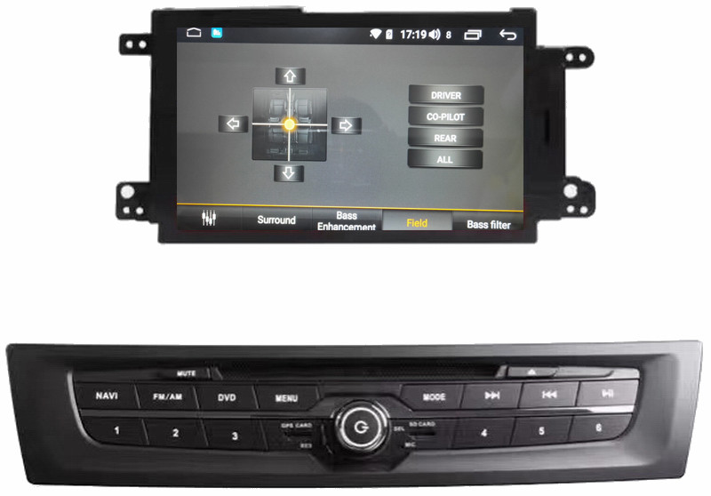 Ouchuangbo car gps nav bluetooth wifi Android 8.1 for MG 6 2015 support USB dual zone 1080P video