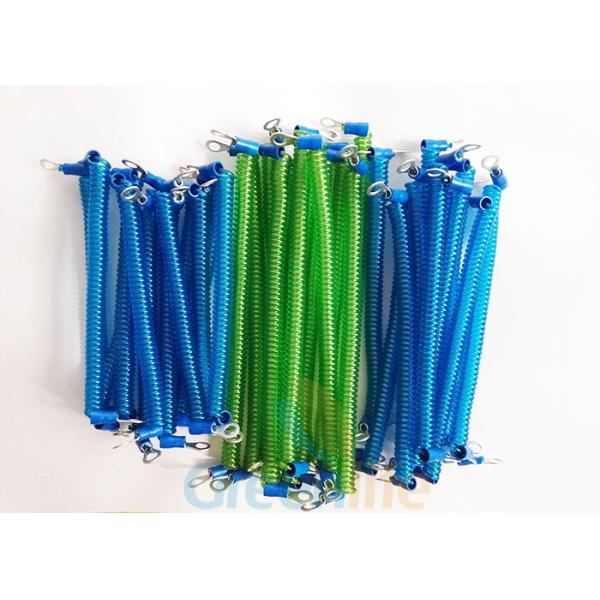 Universal Anti - Lost Coiled Security Tethers Eyelet Terminal For Scuba Diving