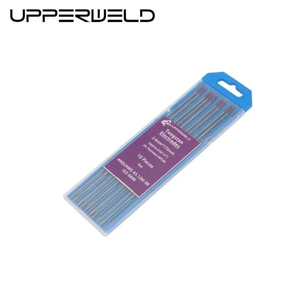 WT20 Tungsten Electrodes for TIG Welding 2% Thoriated Red 10-Pack 175 2.4mm 3/32 Inch