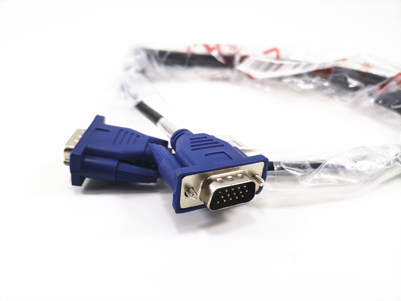High Speed Video Vga Male To Male Adaptor Monitor Cable 15 pin For Computer