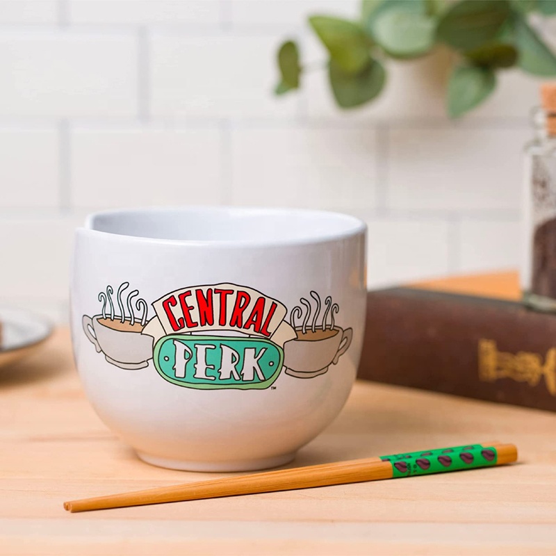 Customized Print Ceramic Oven Bowl For Noodle Ramen Food OEM