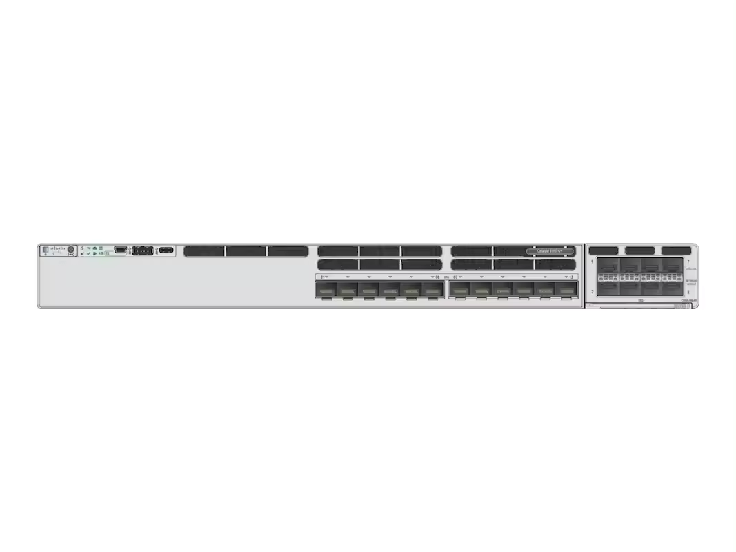 Original 9300X Series 12-Port 25G/10G/1G SFP28 Modular Uplinks Switch for Performance