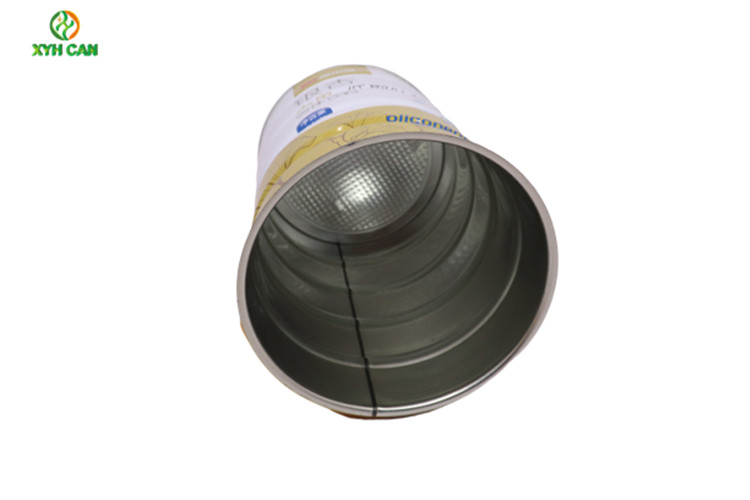 Food Grade Empty Milk Powder Tin Can Tin Plate Containers Packaging 0.21mm Thickness