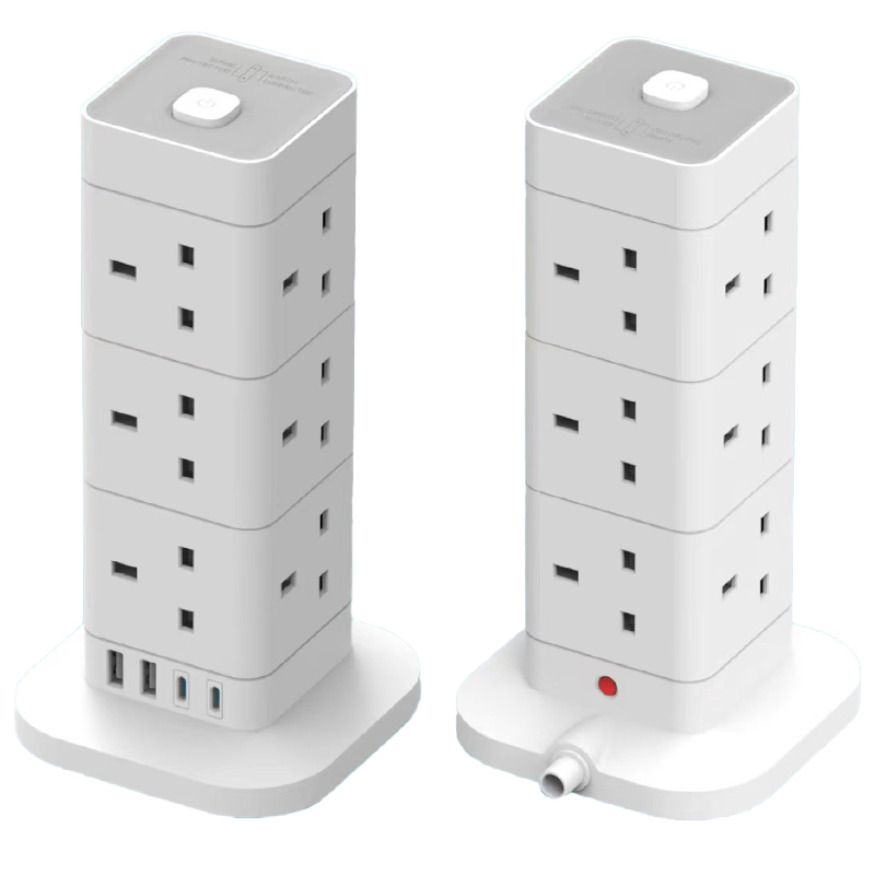 Customized Support Universal Travel Adapter Charger Plug Power Strip with Extension Cord
