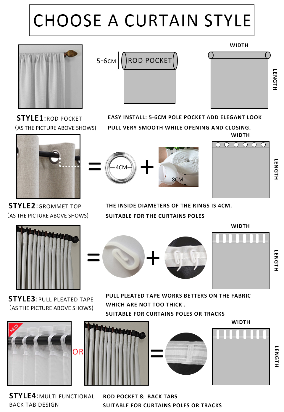 Light Filtering Linen Curtain Sheer Fabric Lace Embroidery Outdoor
