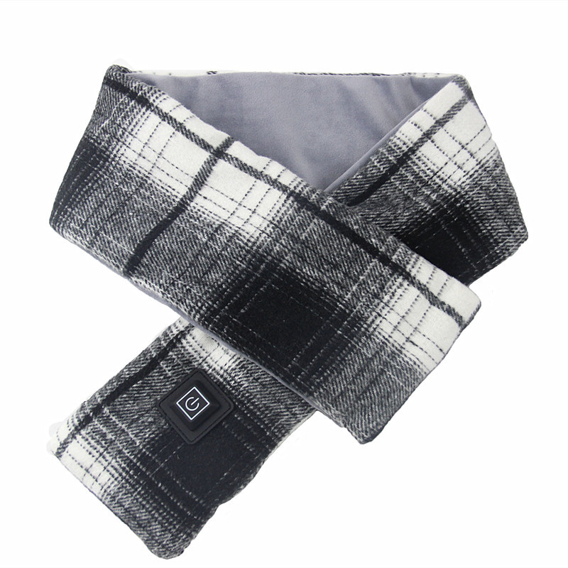 Graphene film Electric Heating Scarf Warm Winter Soft Neck Cover Camping Scarf